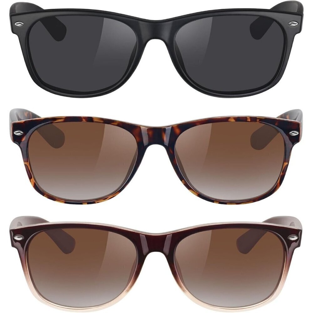 🆕 Retro Polarized Women Black Classic Trendy Driving Protection Sunglasses